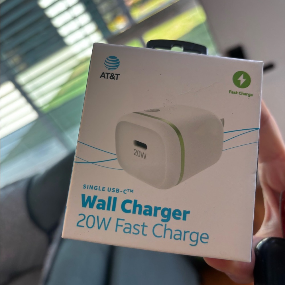 White Wall Charger 20W Fast Charge